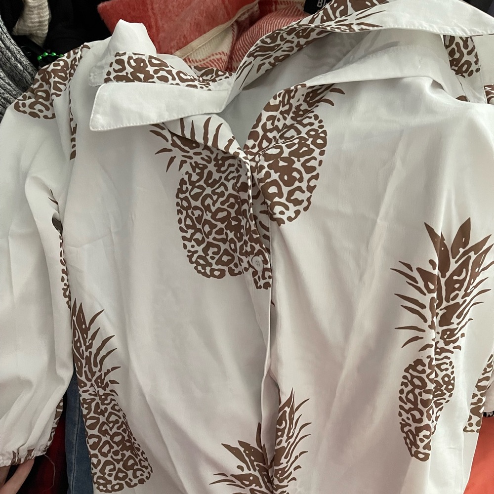 Pineapple Collard Blouse